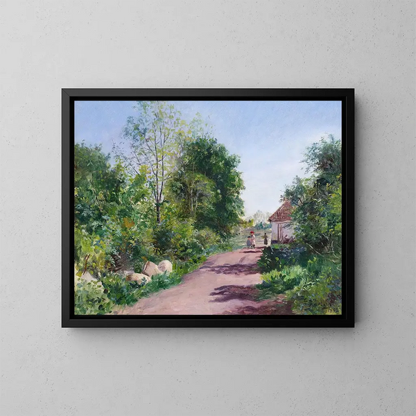 Prendere un cammino - Carl Carlsen — quadro incorniciato alla parete