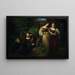 Torquato Tasso e le due Leonore - Carl Ferdinand Sohn — quadro incorniciato alla parete