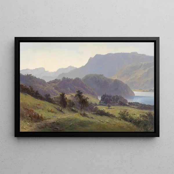Carl Franz Emanuel Haunold - Partie am Wolfgangsee.webp