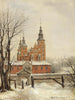 Rosenborg in inverno - Carl Frederik Aagaard — vista dell’opera