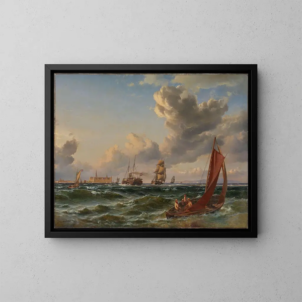 Marine - Carl Frederik Sørensen — quadro incorniciato alla parete