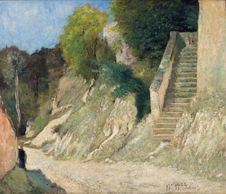 Carl Fredrik Hill - A Steep Ascent in MontignysurLoing.webp