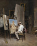 Il pittore nel suo studio - Carl Friedrich Heinrich Werner — vista dell’opera