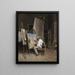Il pittore nel suo studio - Carl Friedrich Heinrich Werner — quadro incorniciato alla parete