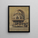 Moschea del Sultano Hassan al Cairo - Carl Friedrich Heinrich Werner — quadro incorniciato alla parete
