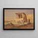 Il Portico della prostasi delle Caryatidi sull'Éretteo - Carl Friedrich Heinrich Werner — quadro incorniciato alla parete