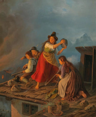 Carl Friedrich Moritz Mller - A Scene From The Tyrolean Rebellion.webp