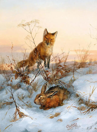 Carl Gerber - Fox and Hare.webp