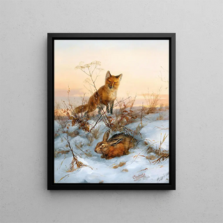 Carl Gerber - Fox and Hare.webp