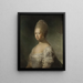 Caroline Mathilde Regina di Danimarca - Carl Gustaf Pilo — quadro incorniciato alla parete
