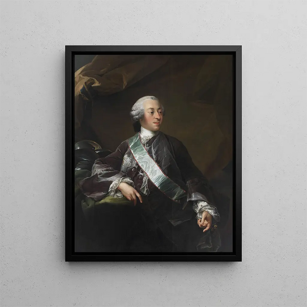 Mogens Scheel von Plessen de Fussing et Sels - Carl Gustaf Pilo — quadro incorniciato alla parete