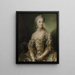 Sofia Magdalena Regina di Svezia - Carl Gustaf Pilo — quadro incorniciato alla parete