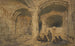 Figures arabe dans une voûte della moschea Al-Aqsa Gerusalemme - Carl Haag — vista dell’opera
