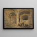 Figures arabe dans une voûte della moschea Al-Aqsa Gerusalemme - Carl Haag — quadro incorniciato alla parete
