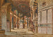 Le Couloir intérieur du Dôme du Rocher à Jérusalem - Carl Haag — vista dell’opera