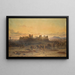 Le rovine del tempio del sole, Palmira - Carl Haag — quadro incorniciato alla parete