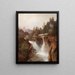 Cascata - Carl Hasch — quadro incorniciato alla parete