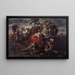La battaglia di Pavia - Carl Hassmann — quadro incorniciato alla parete