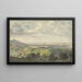 La città di Arnberg in Oberpfalz - Carl Heinzmann — quadro incorniciato alla parete