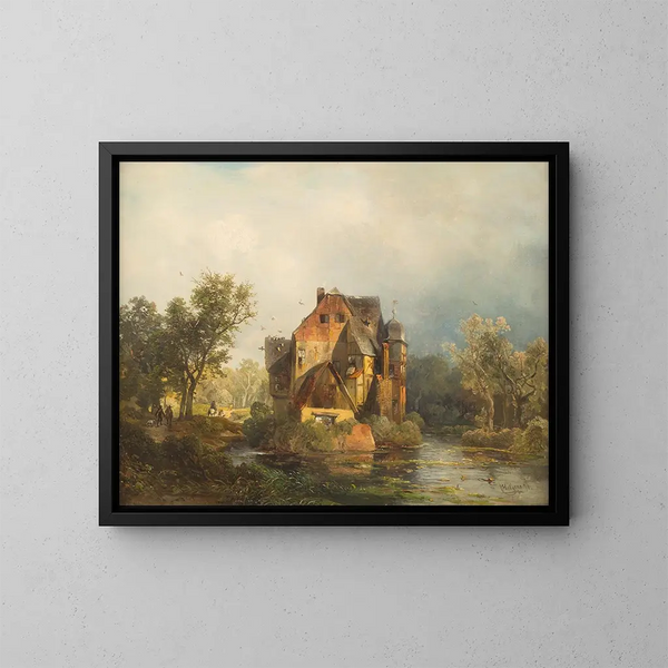 Château d'eau de Caspersbroich - Carl Hilgers — quadro incorniciato alla parete