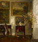 Riproduzione del dipinto interno con violoncello - Carl Holse