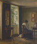 Couturière che cuce in un interno - Carl Holse — vista dell’opera