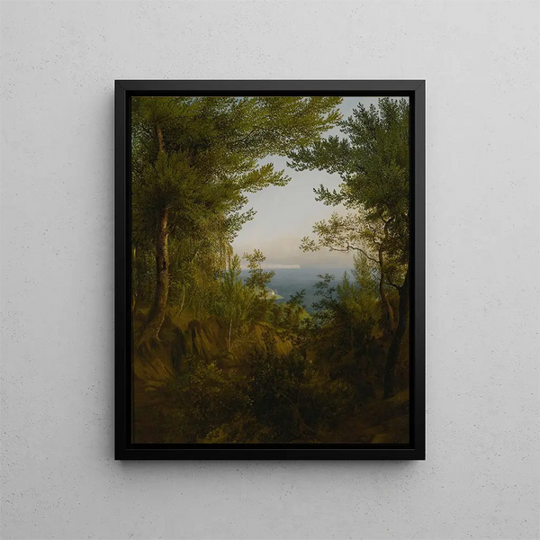 Regen - Carl Hummel — quadro incorniciato alla parete