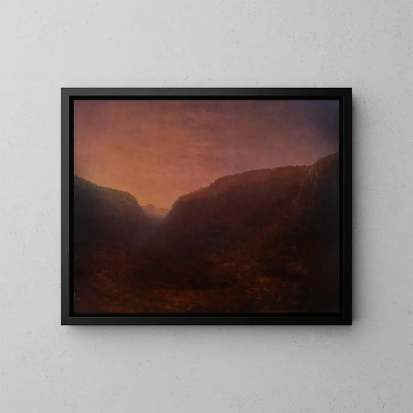 Paesaggio - Carl Johan Fahlcrantz — quadro incorniciato alla parete