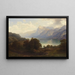 Al lago dei Quattro Cantoni con vista sulla catena del Pilatus - Carl Jungheim — quadro incorniciato alla parete