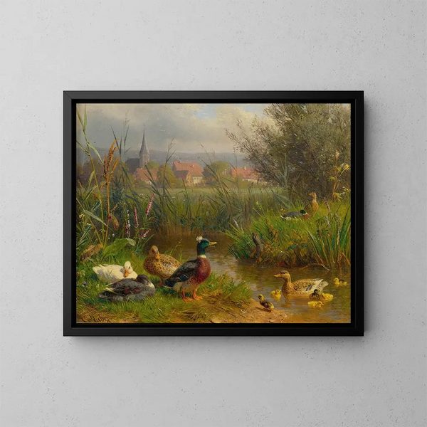 Anatre - Carl Jutz — quadro incorniciato alla parete