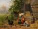 Cour de poules - Carl Jutz — vista dell’opera
