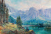 Hallstättersee con vista sul Dachstein - Carl Kaiser-Herbst — vista dell’opera