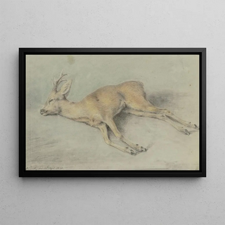 Carl Kuntz - Zur Strecke gebrachter Rehbock.webp