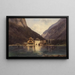 Al lago - Carl Lafitte — quadro incorniciato alla parete