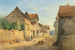 Strada di paese con numerose figure decorative - Carl Lafitte — vista dell’opera