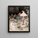 Autour de la lampe du soir - Carl Larsson — quadro incorniciato alla parete