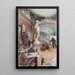 Interno della galleria Fürstenberg - Carl Larsson — quadro incorniciato alla parete