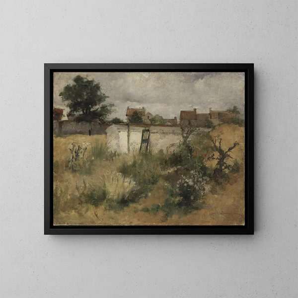 Studio paesaggistico di Barbizon - Carl Larsson — quadro incorniciato alla parete