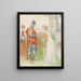 Lisana e Margon - Carl Larsson — quadro incorniciato alla parete