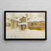 Mon cottage de campagne en hiver Sundborn - Carl Larsson — quadro incorniciato alla parete