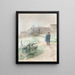 Novembre - Carl Larsson — quadro incorniciato alla parete