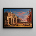 Piazza San Marco, Venezia - Carl Ludwig Rundt — quadro incorniciato alla parete