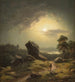 Paesaggio al chiaro di luna - Carl Ludwig Scheins — vista dell’opera