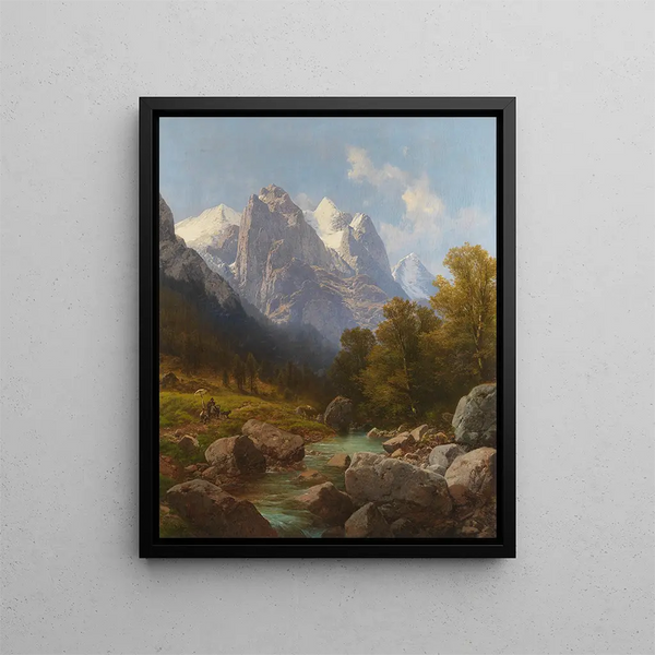 Carl Millner - Der Maler im Gebirge.webp