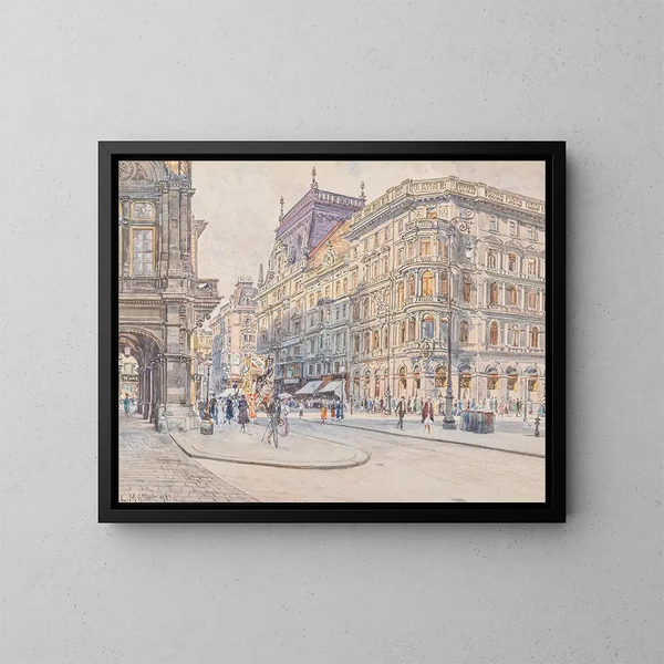 Kärntnertor - Carl Müller — quadro incorniciato alla parete