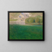 Crepuscolo sul Danubio - Carl Moll — quadro incorniciato alla parete
