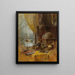 Vista dello studio - Carl Moll — quadro incorniciato alla parete