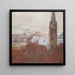 Heiligenstadt nella neve - Carl Moll — quadro incorniciato alla parete