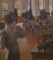 Nella fabbrica di caffè - Carl Moll — vista dell’opera