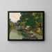 Quai à Heustadlwasser - Carl Moll — quadro incorniciato alla parete